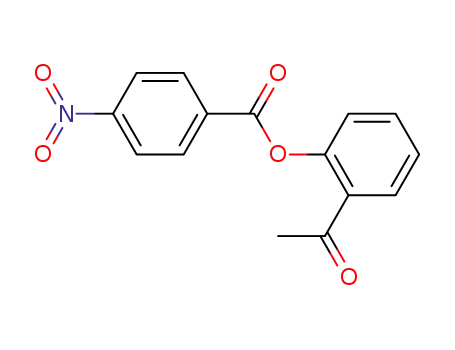 Molecular Structure of 36695-15-5 (Ethanone, 1-[2-[(4-nitrobenzoyl)oxy]phenyl]-)