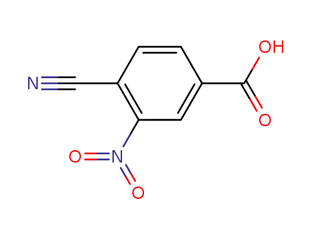 Molecular Structure of 153775-42-9 (4-cyano-3-nitrobenzoic acid)