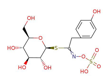 b-D-Glucopyranose, 1-thio-,1-[4-hydroxy-N-(sulfooxy)benzeneethanimidate]