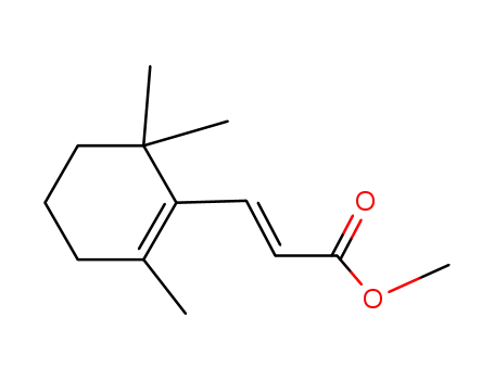 Molecular Structure of 15356-72-6 (methyl 3-(2,6,6-trimethylcyclohexen-1-yl)acrylate)