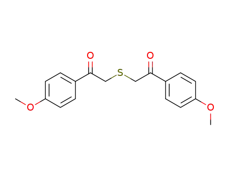 Molecular Structure of 20177-84-8 (1-(4-METHOXY-PHENYL)-2-[2-(4-METHOXY-PHENYL)-2-OXO-ETHYLSULFANYL]-ETHANONE)