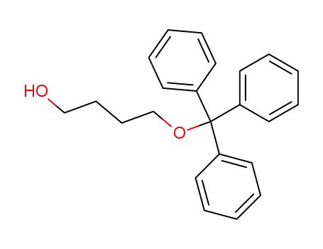 Molecular Structure of 38257-94-2 (1-Butanol, 4-(triphenylmethoxy)-)