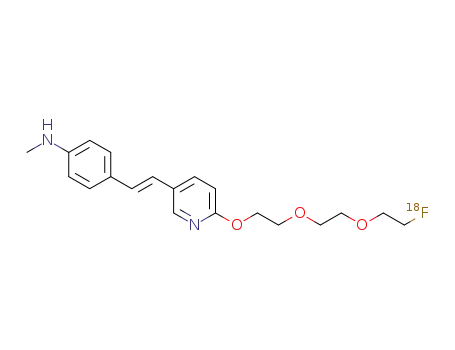Molecular Structure of 956103-76-7 (Florbetapir F 18)