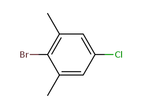 Molecular Structure of 103724-99-8 (4-Chloro-2,6-diMethylbroMo benzene)