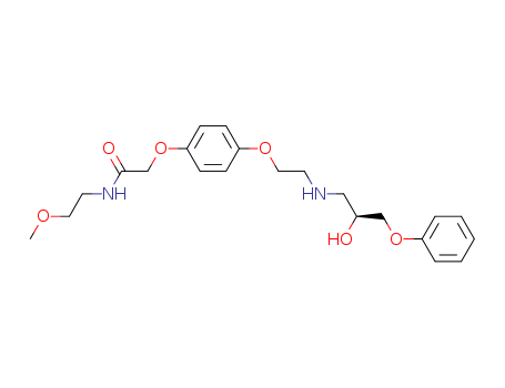(S)-4-(2-hydroxy-3-phenoxypropylaminoethoxy)-N-(2-methoxyethyl)phenoxyacetamide