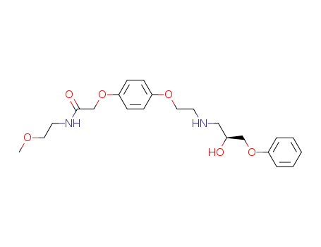 Molecular Structure of 129689-30-1 ((S)-4-[2-HYDROXY-3-PHENOXYPROPYLAMINOETHOXY]-N-(2-METHOXYETHYL)PHENOXYACETAMIDE HYDROCHLORIDE)