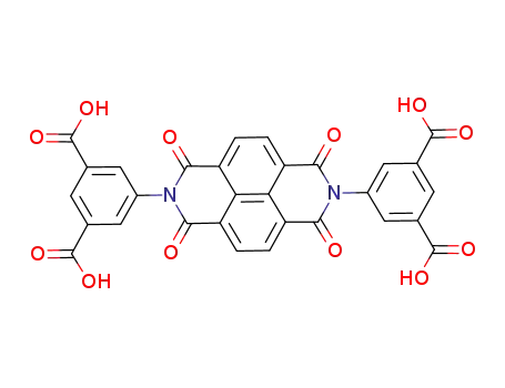 Molecular Structure of 350024-36-1 (5,5′-(1,3,6,8-tetrahydro-1,3,6,8-tetraoxobenzo[lmn][3,8]phenanthroline-2,7-diyl)bis-1,3-benzenedicarboxylic acid)