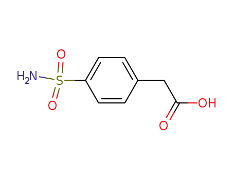 Molecular Structure of 22958-64-1 (4-(aminosulfonyl)benzeneacetic acid)