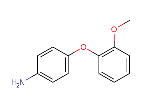 Molecular Structure of 13066-01-8 (4-(2-METHOXYPHENOXY)ANILINE)