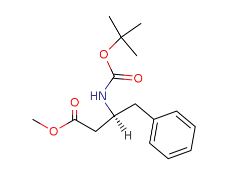 Molecular Structure of 142854-48-6 (Beta-[[(1,1-Dimethylethoxy)carbonyl]amino]-benzenebutanoic acidmethylester)