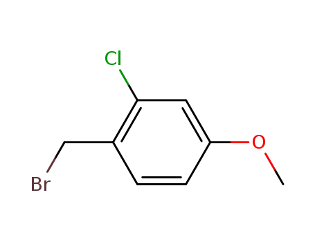 Molecular Structure of 54788-17-9 (1-BROMOMETHYL-2-CHLORO-4-METHOXYBENZENE)