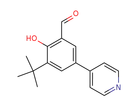 3-(tert-butyl)-2-hydroxy-5-(pyridin-4-yl)benzaldehyde