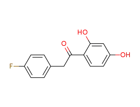 2-(4-플루오로페닐)-1-(2,4-디히드록시페닐)에타논