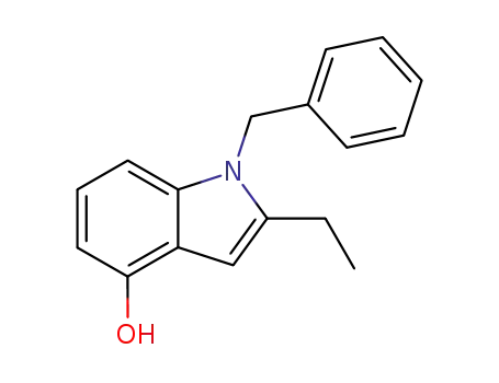 1H-Indol-4-ol, 2-ethyl-1-(phenylmethyl)-