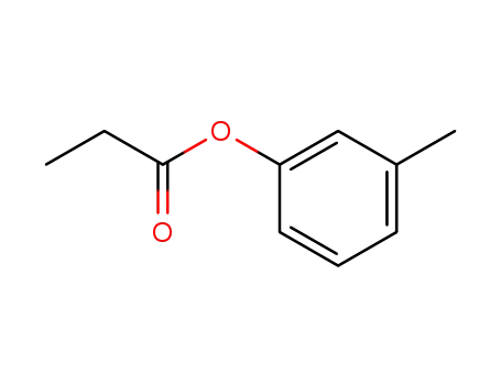 Molecular Structure of 51233-77-3 (Propionic acid 3-methylphenyl ester)