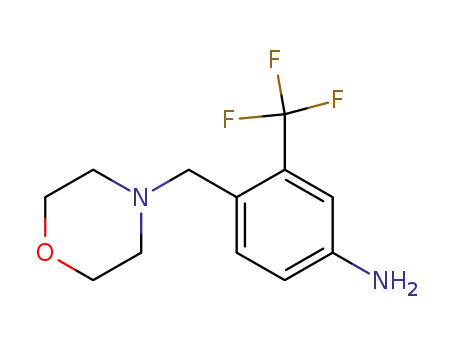 Benzenamine, 4-(4-morpholinylmethyl)-3-(trifluoromethyl)-