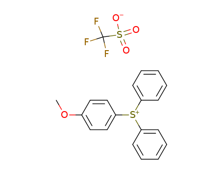 (4-methoxyphenyl)-diphenylsulfanium,trifluoromethanesulfonate