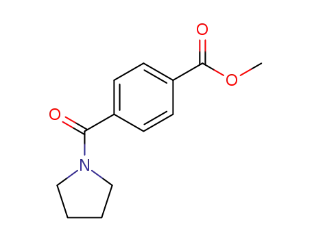 4-(1-PYRROLIDINYLCARBONYL)-,BENZOIC ACID METHYL ESTER