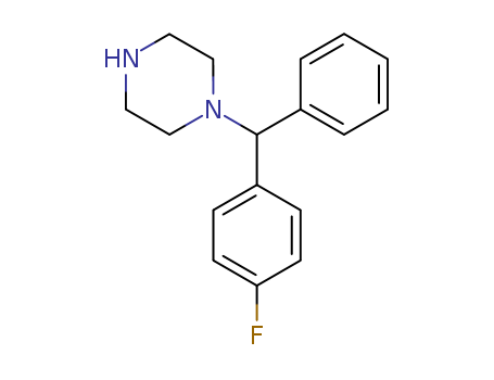 1-(4-Fluoro-α-phenylbenzyl)piperazine