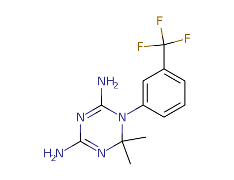 1,3,5-Triazine-2,4-diamine, 1,6-dihydro-6,6-dimethyl-1-[3-(trifluoromethyl)phenyl]-