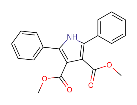 Molecular Structure of 13901-70-7 (dimethyl 2,5-diphenyl-1H-pyrrole-3,4-dicarboxylate)