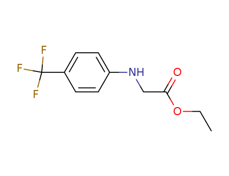 Glycine,N-[4-(trifluoromethyl)phenyl]-, ethyl ester cas  2445-85-4