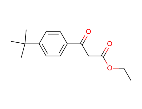 Molecular Structure of 101498-88-8 (ETHYL 3-(4-TERT-BUTYLPHENYL)-3-OXOPROPANOATE)
