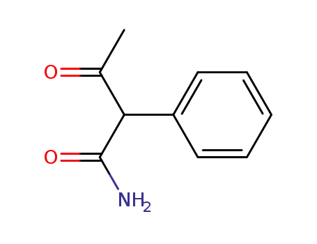 Molecular Structure of 4433-77-6 (3-oxo-2-phenylbutanamide)