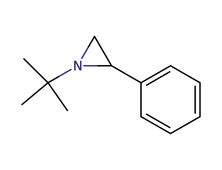 Molecular Structure of 18366-49-9 (1-tert-butyl-2-phenylaziridine)