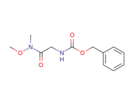 Molecular Structure of 121505-94-0 (N-ALPHA-CBZ-GLYCINE N-METHOXY-N-METHYLAMIDE)