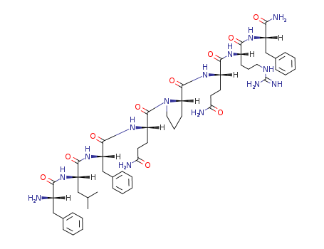 (2S)-2-[[(2S)-1-[(2S)-5-amino-2-[[(2S)-2-[[(2S)-2-[[(2S)-2-amino-3-phenylpropanoyl]amino]-4-methylpentanoyl]amino]-3-phenylpropanoyl]amino]-5-oxopentanoyl]pyrrolidine-2-carbonyl]amino]-N-[(2S)-1-[[(2S