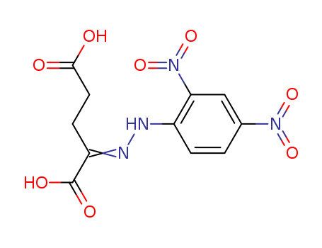 Pentanedioic acid,2-[2-(2,4-dinitrophenyl)hydrazinylidene]- cas  1237-47-4