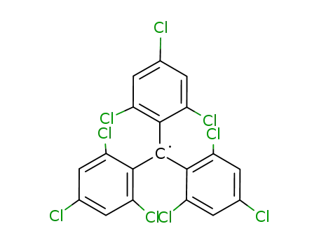 Molecular Structure of 109745-46-2 (Methyl, tris(2,4,6-trichlorophenyl)-)