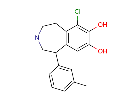 3-Methyl-6-chloro-2,3,4,5-tetrahydro-7,8-dihydroxy-1-(3-methylphenyl)-1H-3-benzazepine
