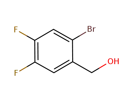 Molecular Structure of 476620-55-0 ((2-Bromo-4,5-difluorophenyl)methanol)