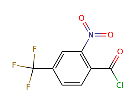 Molecular Structure of 81108-81-8 (2-NITRO-4-TRIFLUOROMETHYL-BENZOYL CHLORIDE)
