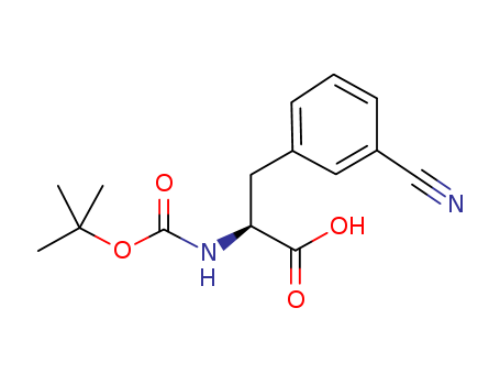 (S)-2-((tert-Butoxycarbonyl)amino)-3-(3-cyanophenyl)propanoic acid