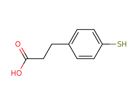 Molecular Structure of 63545-55-1 (4-MERCAPTOHYDROCINNAMIC ACID)
