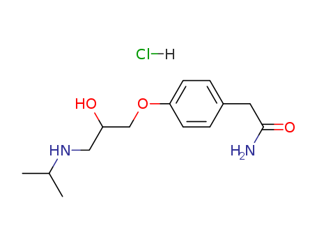 Benzeneacetamide,4-[2-hydroxy-3-[(1-methylethyl)amino]propoxy]-, hydrochloride (1:1)