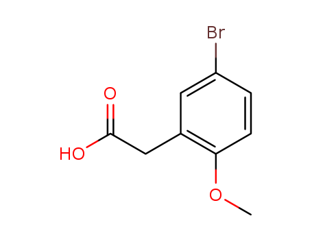 5-Bromo-2-Methoxyphenylacetic Acid cas no. 7017-48-3 98%