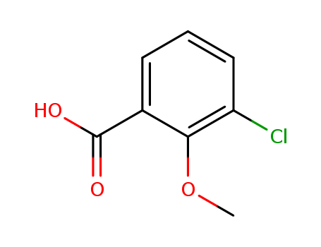 3-chloro-2-methoxybenzoic acid cas no. 3260-93-3 98%