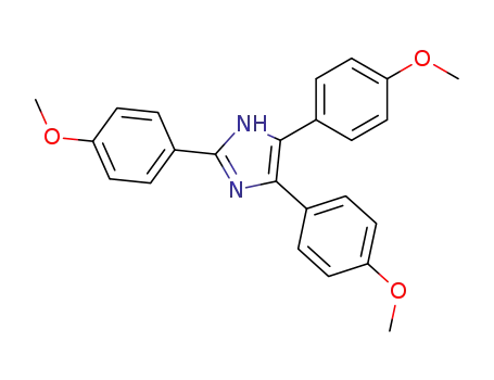 Molecular Structure of 1728-96-7 (2,4,5-tris(4-methoxyphenyl)-1H-imidazole)