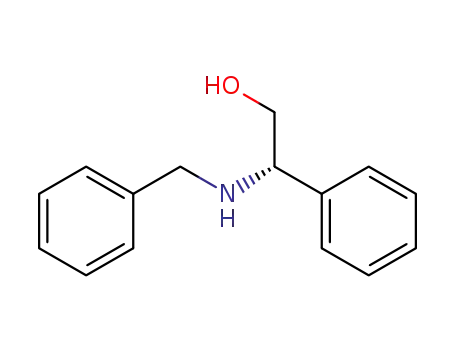 Molecular Structure of 135357-90-3 ((2R)-N-benzyl-2-amino-2-phenyl-1-ethanol)