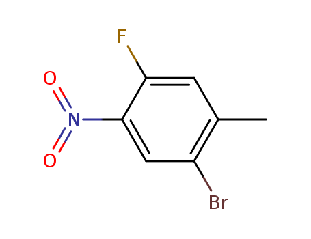 Benzene, 1-bromo-4-fluoro-2-methyl-5-nitro-