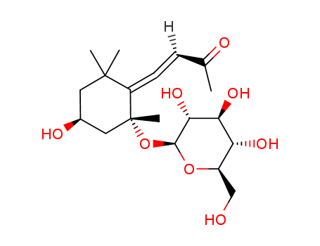 3-Buten-2-one,4-[(2R,4S)-2-(b-D-glucopyranosyloxy)-4-hydroxy-2,6,6-trimethylcyclohexylidene]-,(3R)-
