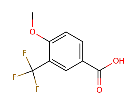 Molecular Structure of 213598-09-5 (4-METHOXY-3-(TRIFLUOROMETHYL)BENZOIC ACID)
