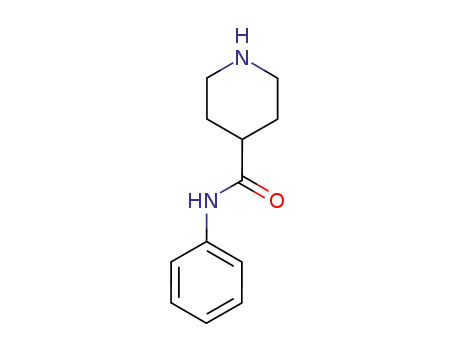 Molecular Structure of 73415-85-7 (N-PHENYLPIPERIDINE-4-CARBOXAMIDE)