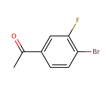 Molecular Structure of 304445-49-6 (3-FLUORO-4-BROMO-ACETOPHENONE)