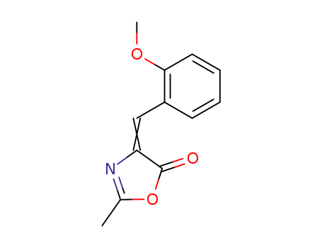 5(4H)-Oxazolone, 4-[(2-methoxyphenyl)methylene]-2-methyl-