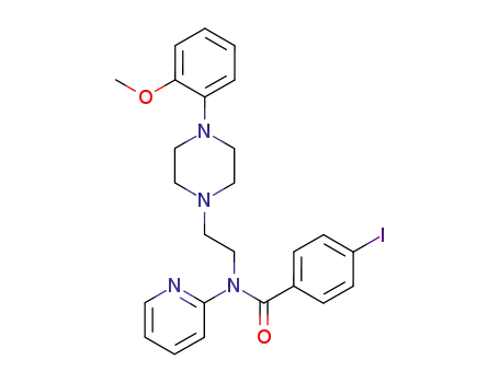 Molecular Structure of 155204-23-2 (4-IODO-N-[2-[4-(METHOXYPHENYL)-1-PIPERAZINYL]ETHYL]-N-2-PYRIDINYL-BENZAMIDE HYDROCHLORIDE)